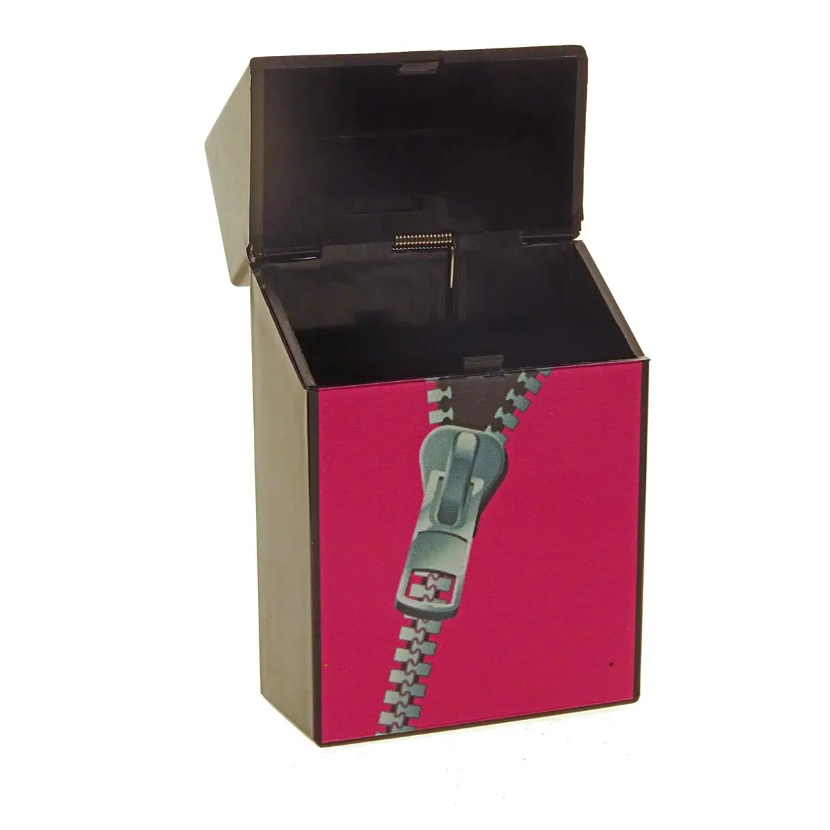 Zigaretten Box Reißverschluss pink