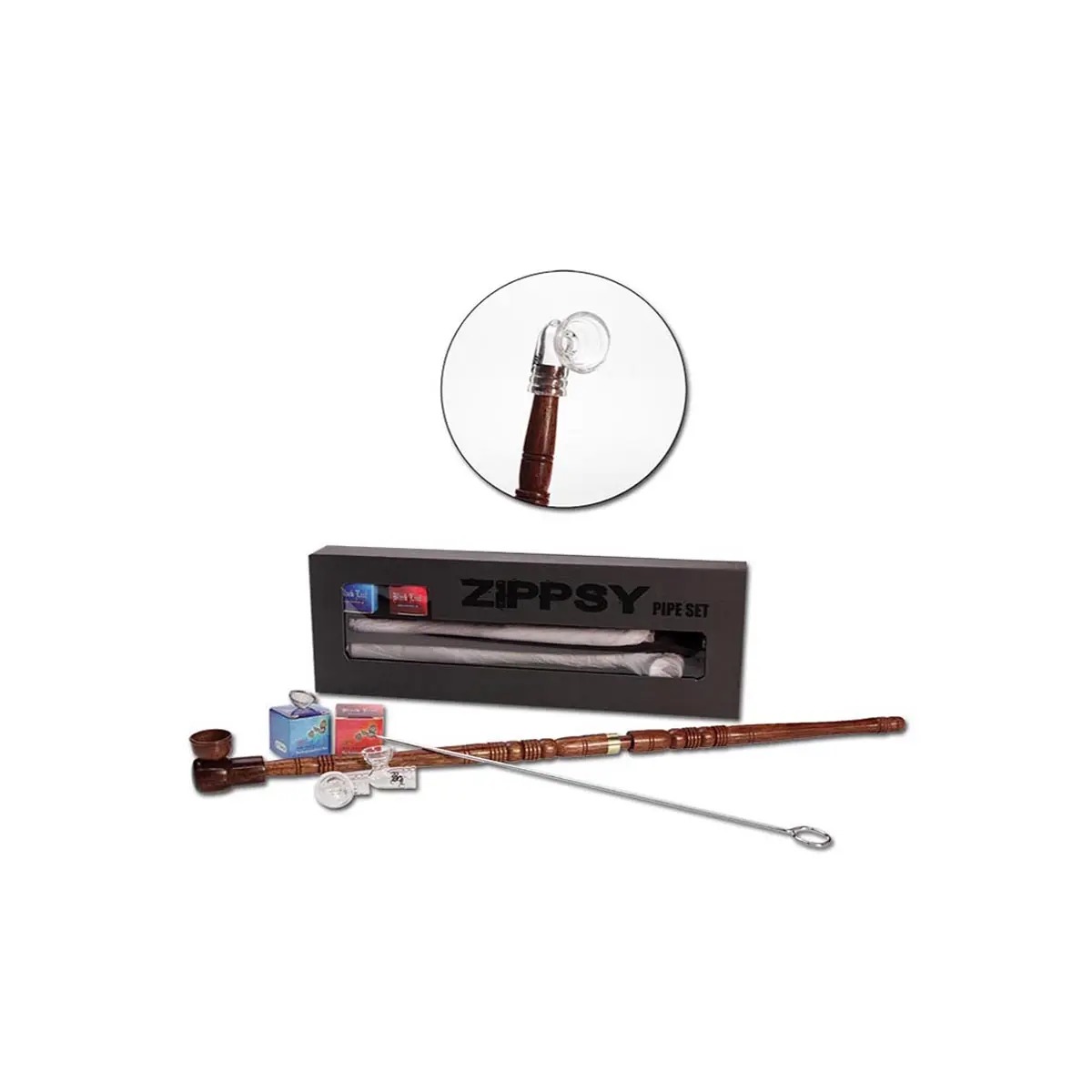 'Zippsy' Pipe Sets Glas 41cm