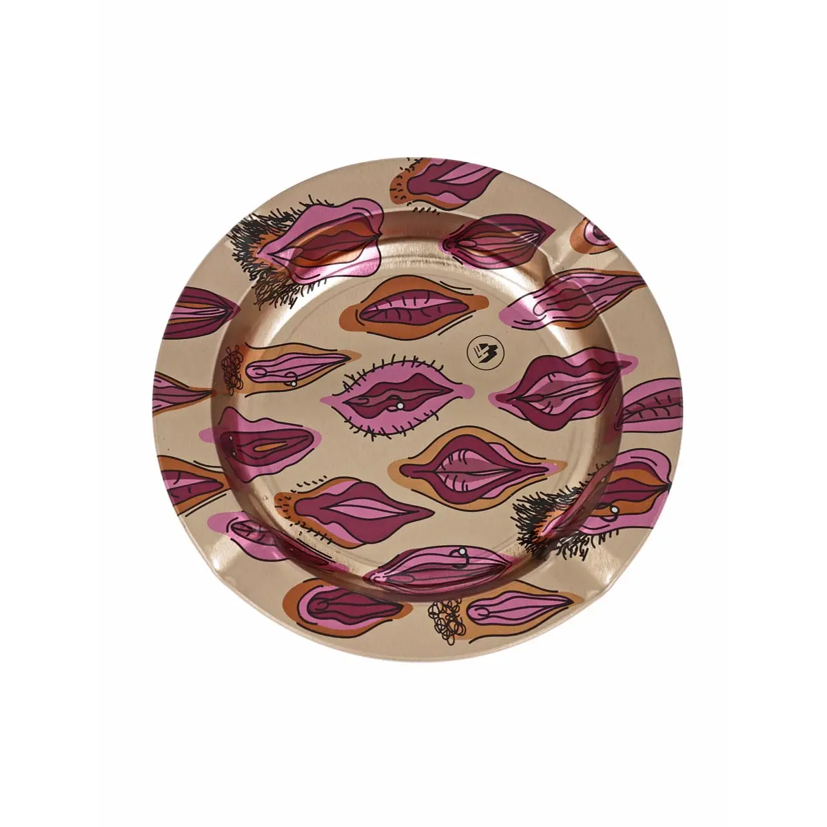 Fire Flow Clipper Aschenbecher "Pussy Pattern"