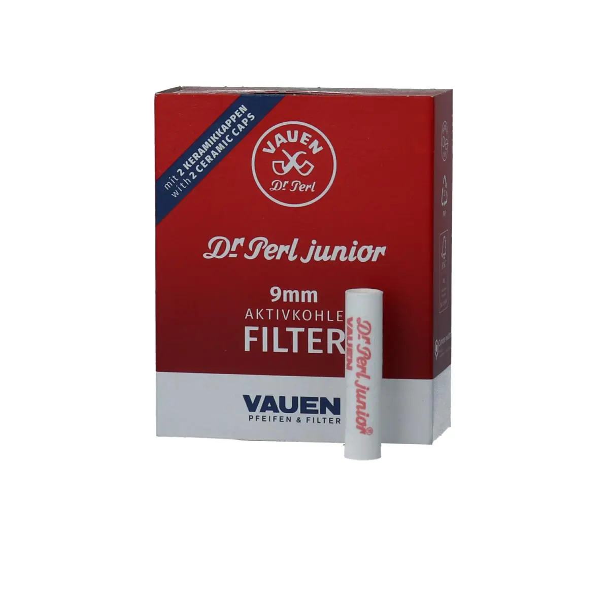 Dr. Perl Junior Aktivkohlefilter 40stk 9mm