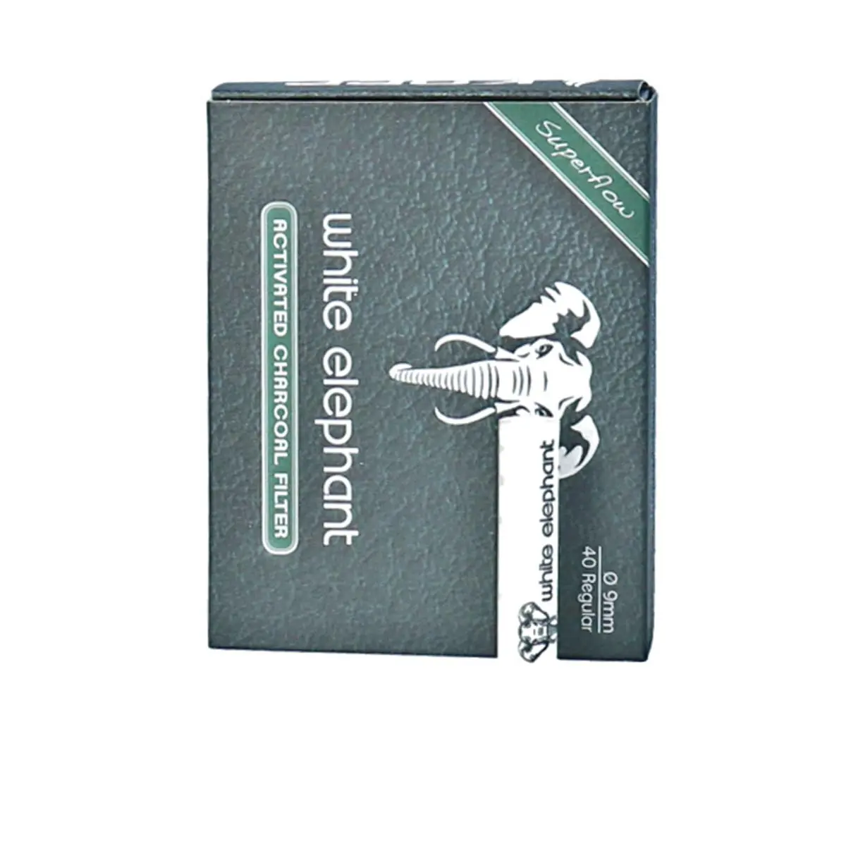 White Elephant Aktivkohlefilter 9mm - 40pcs