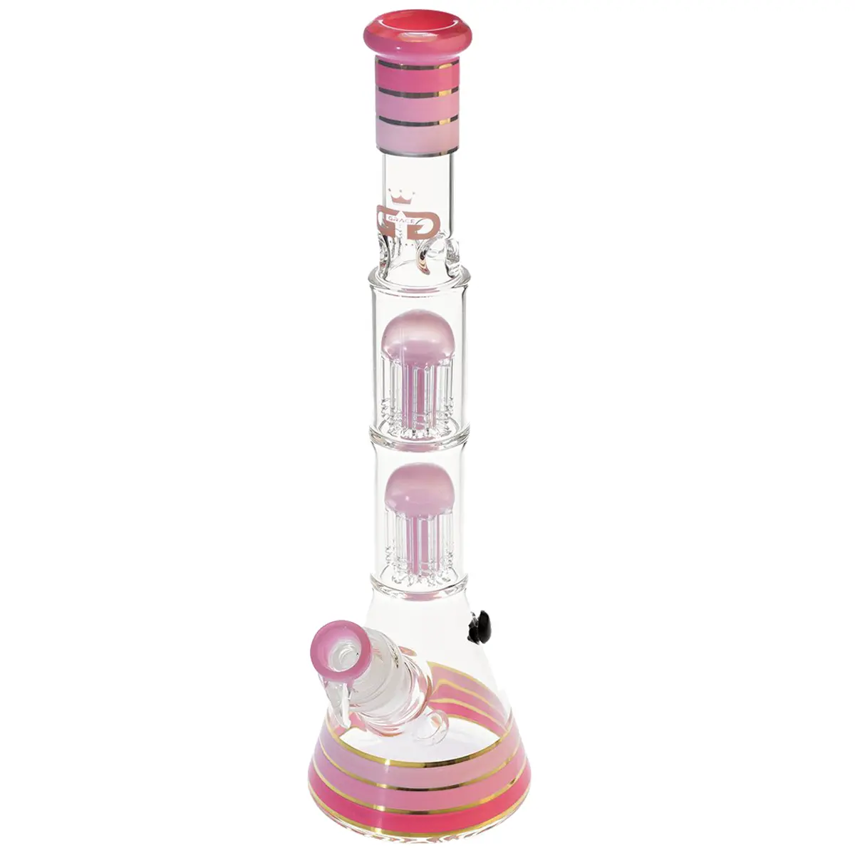 Grace Glass 'Pink Perc Tree' 40 cm