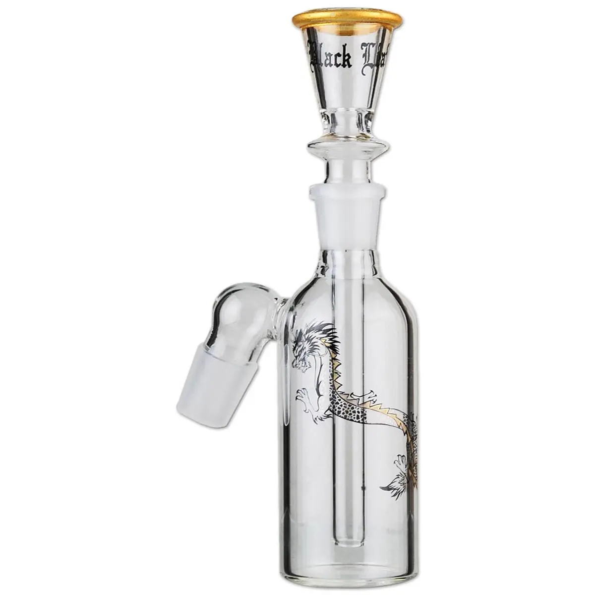 Black Leaf Bong GTI Golden Dragon gerade ICE
