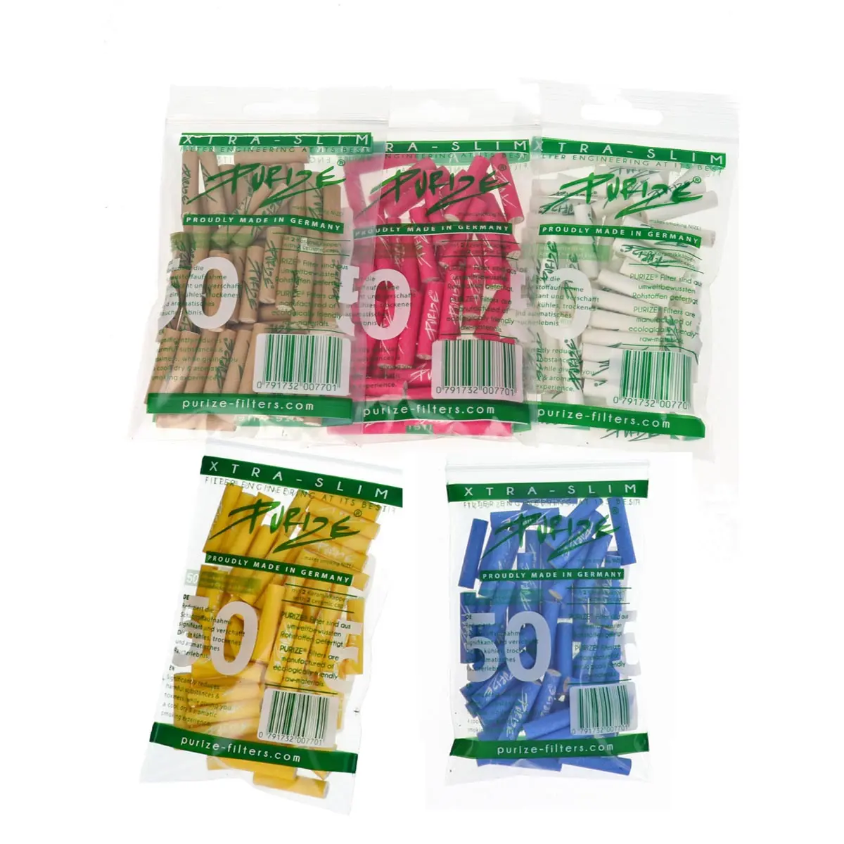 PURIZE® Aktivkohlefilter – XTRA Slim Size 50er