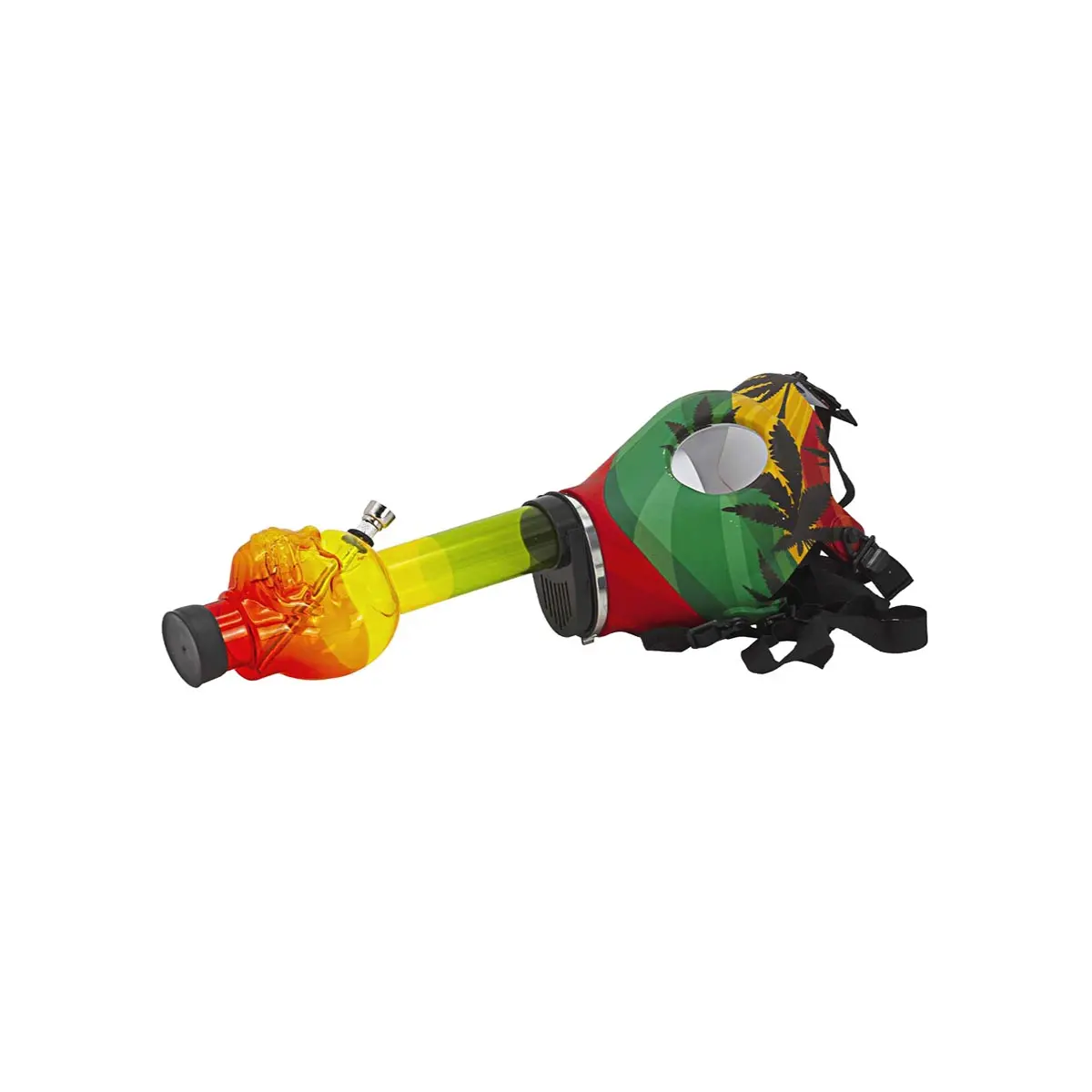 Bong+  Gras Maske 'Rasta'