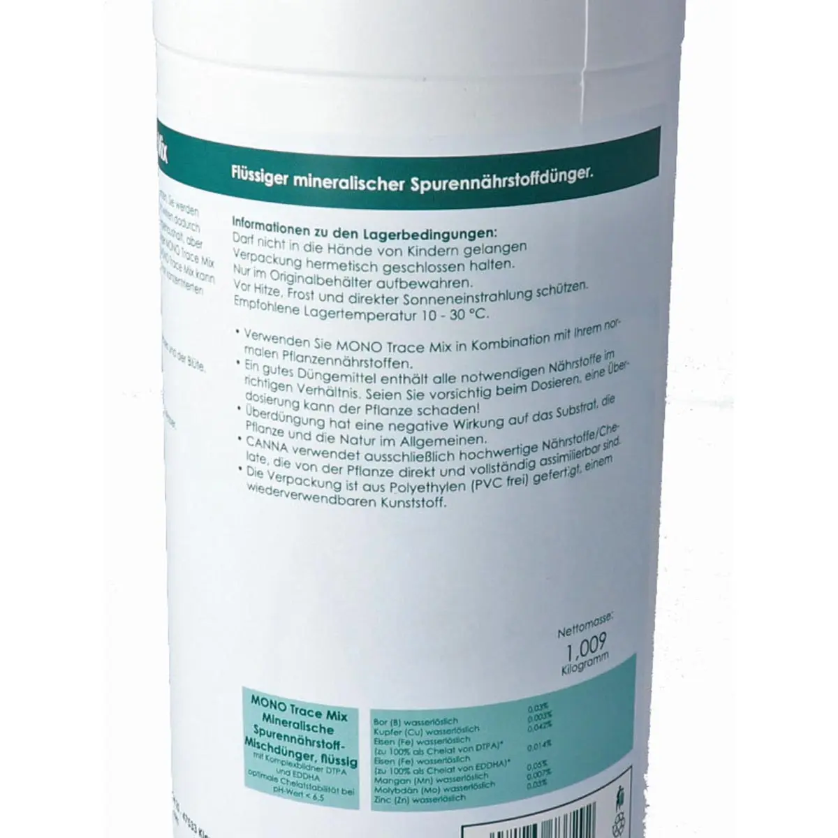 Canna Mono - Spurenelemente Trace Mix, 1 Liter