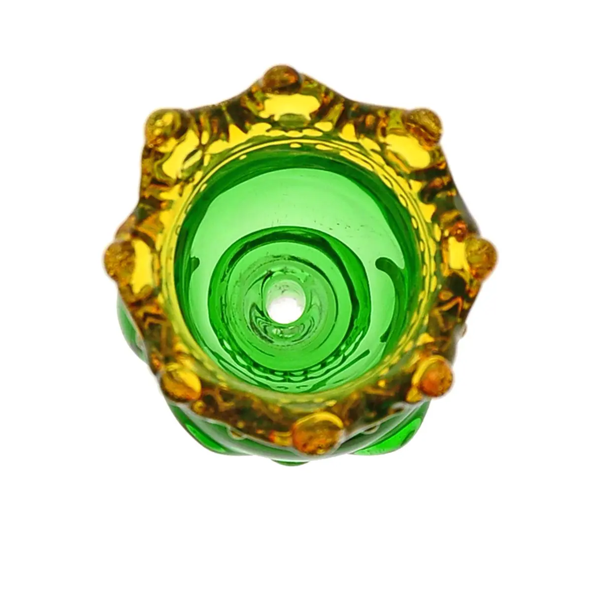 Skull King Kopf grün / gold