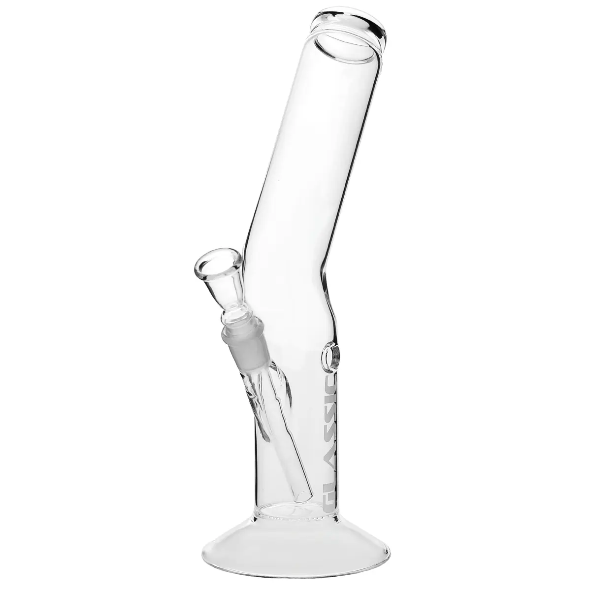 Glassic Glas Bong gebogen 30cm