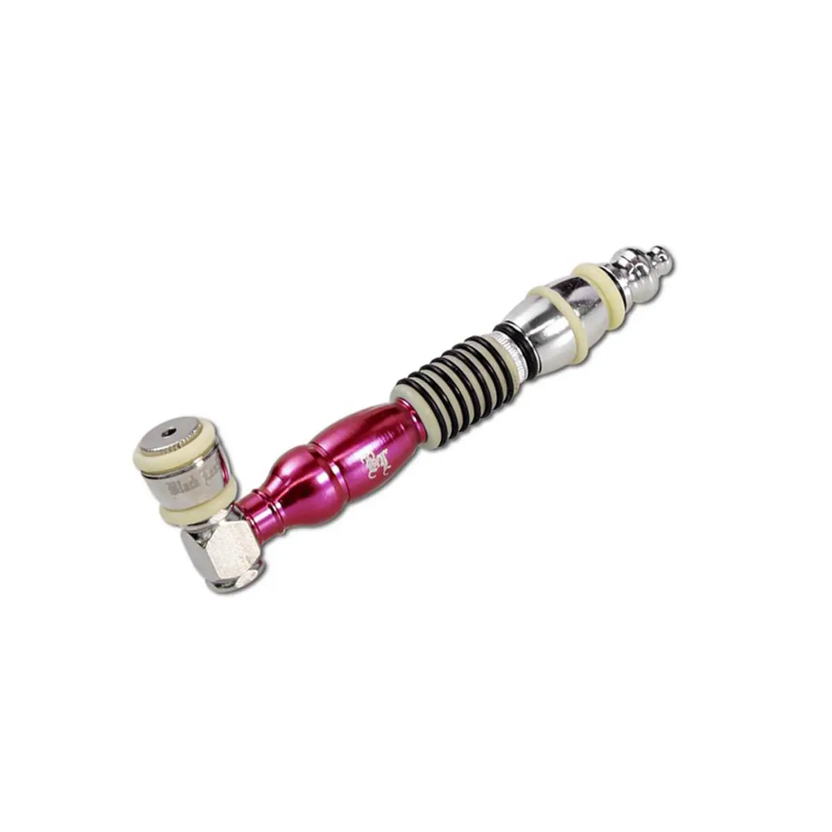 GlowKawumm - fluoreszente Handpipe mit Aktivkohlefilter - Rot