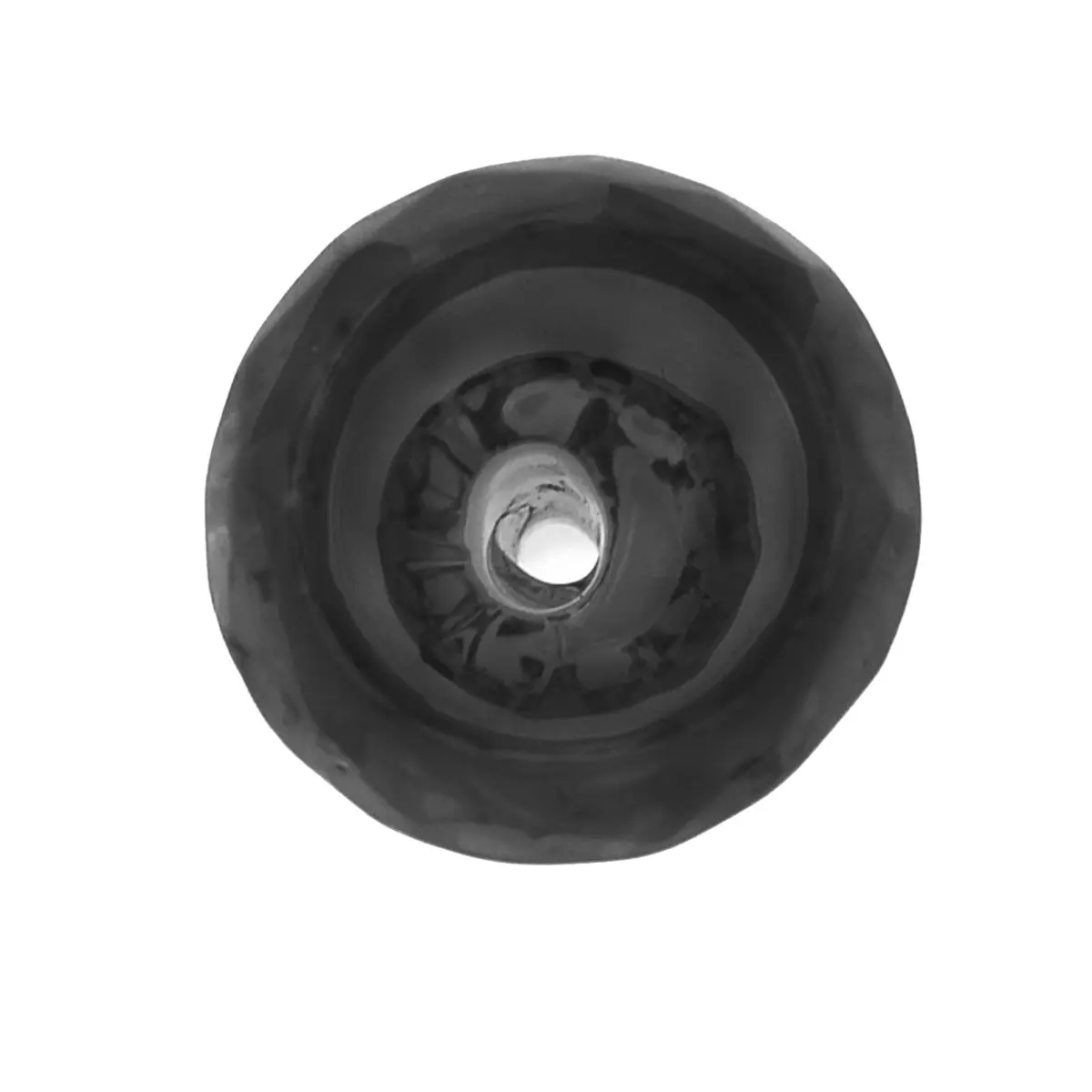 Grace Glass Diamond Bowl Schwarz