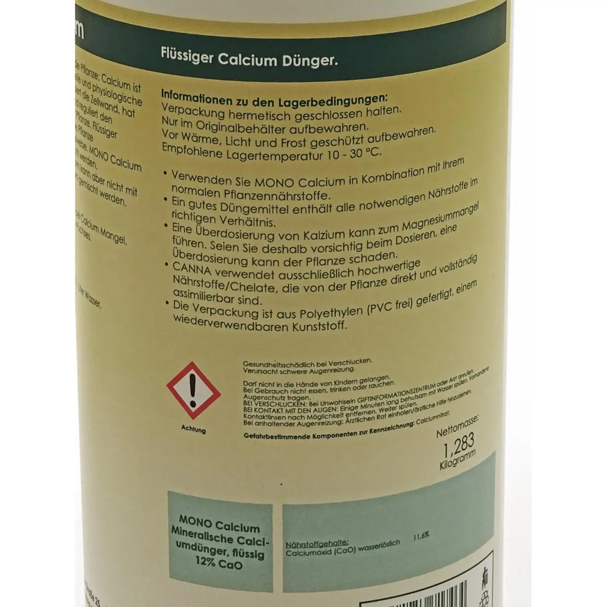 Canna Mono - Calcium (Ca 12%), 1 Liter