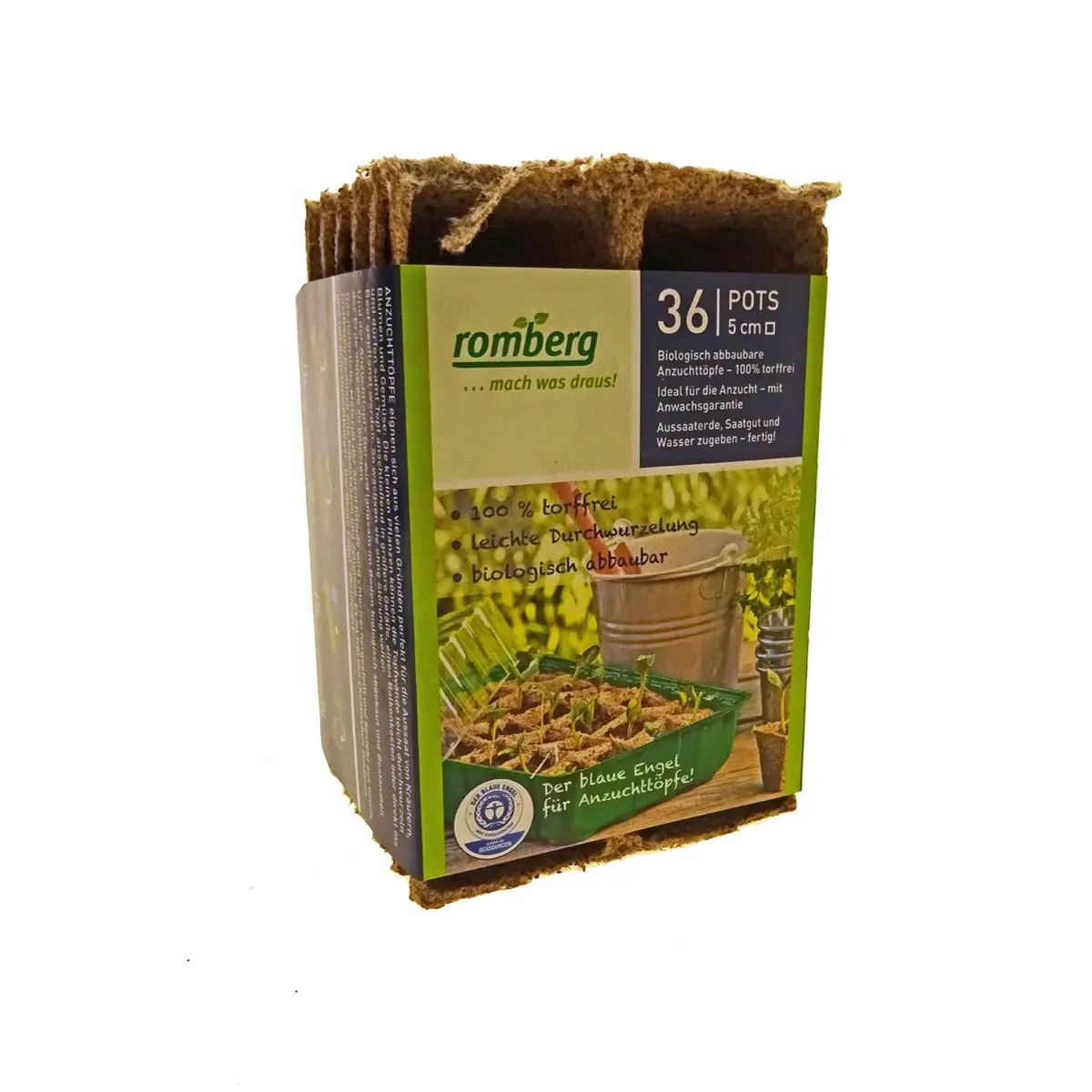 Romberg Anzuchttöpfe 5cm - 36 Stück