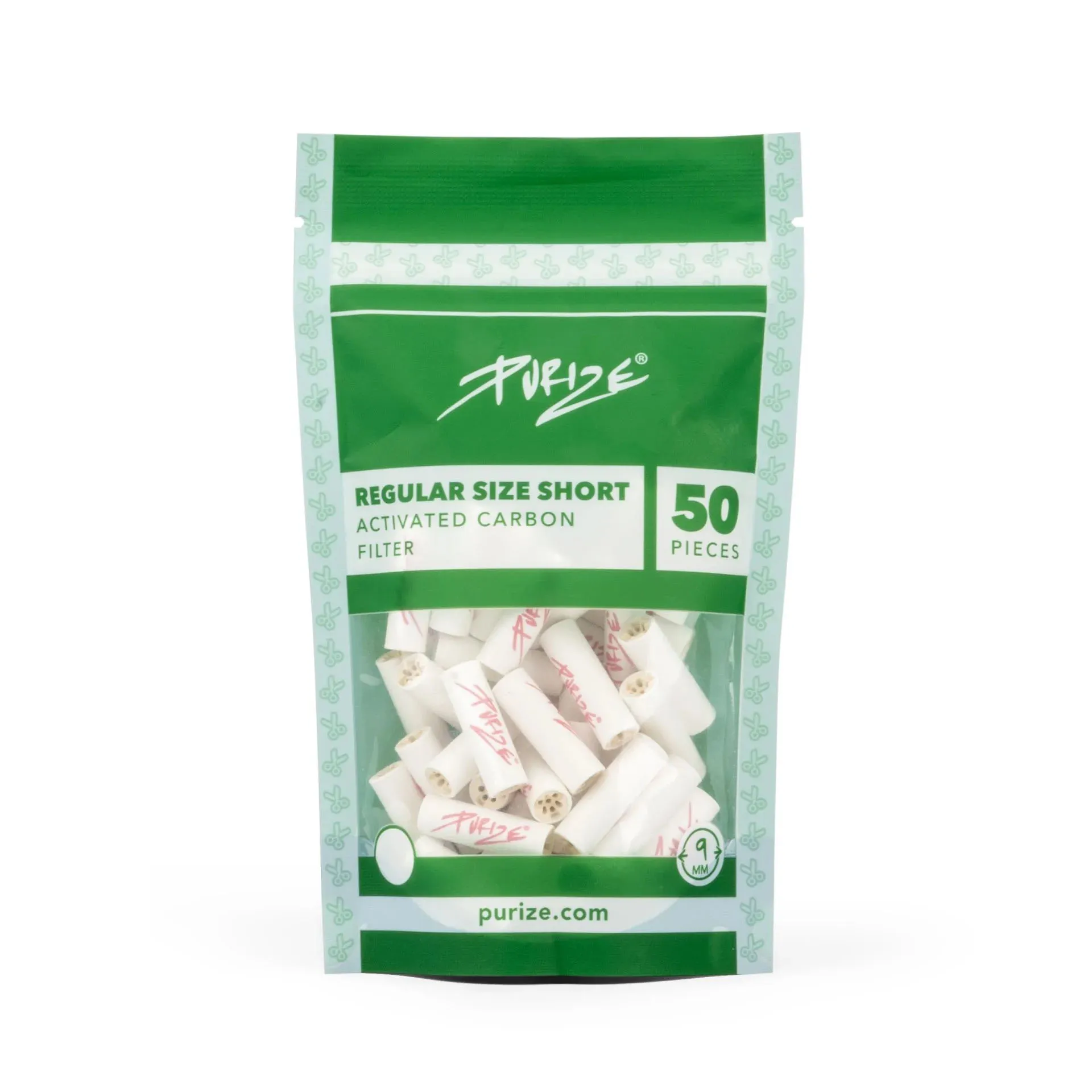 PURIZE&reg; Regular Short Size 9 mm - 50x