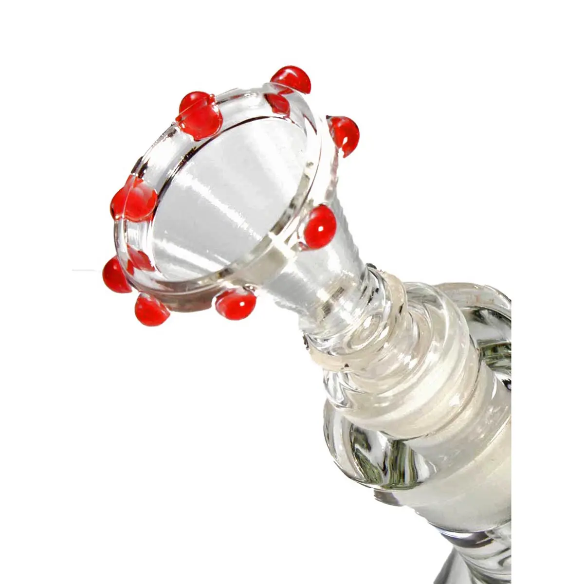 Black Leaf 9mm Bong "S&ouml;lid Sm&ouml;kynator" - rot/gelb