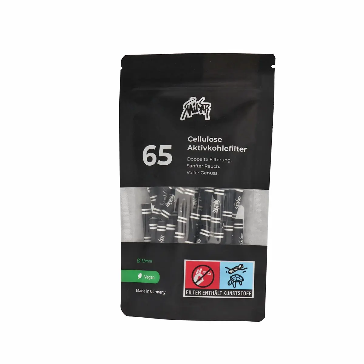 Kailar Cellulose Aktivkohlefilter 5,9mm - 65x