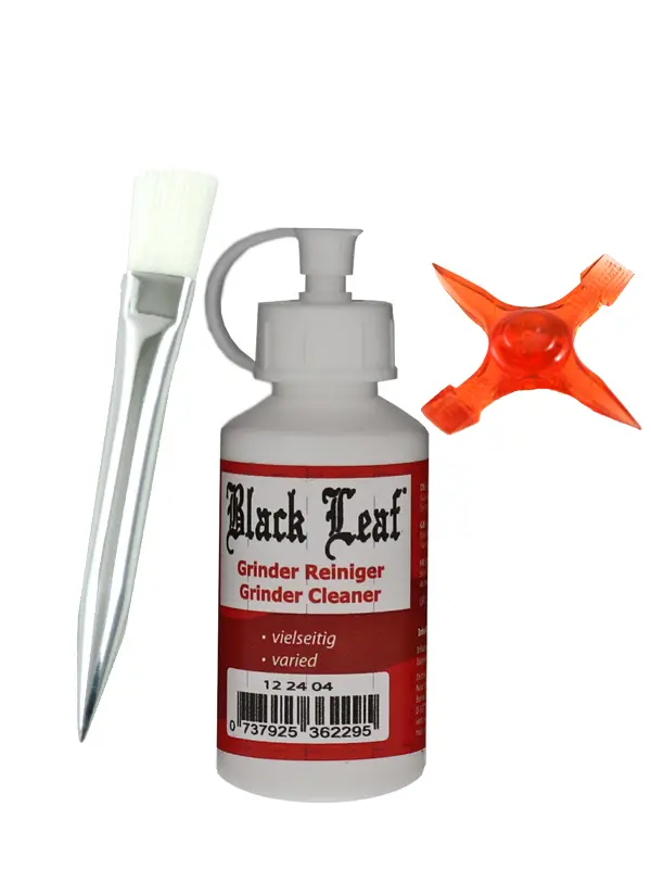 Grinder Reinigungs-Set mit Kratzer, Bürste und Reiniger