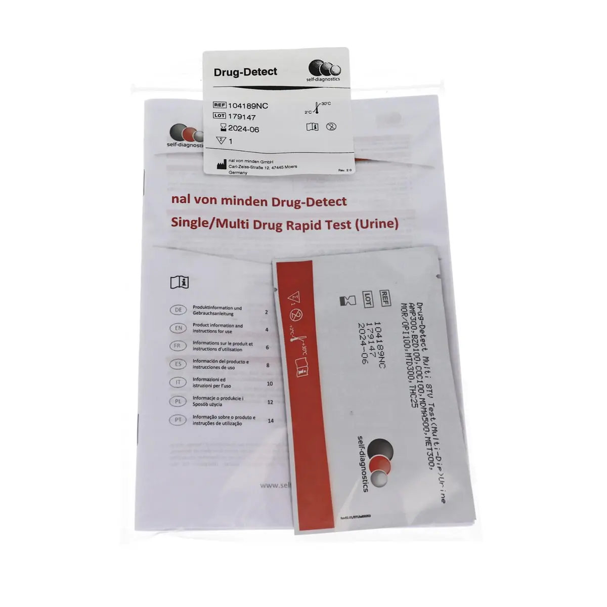 Multi-8 Drogentest MPU Parameter