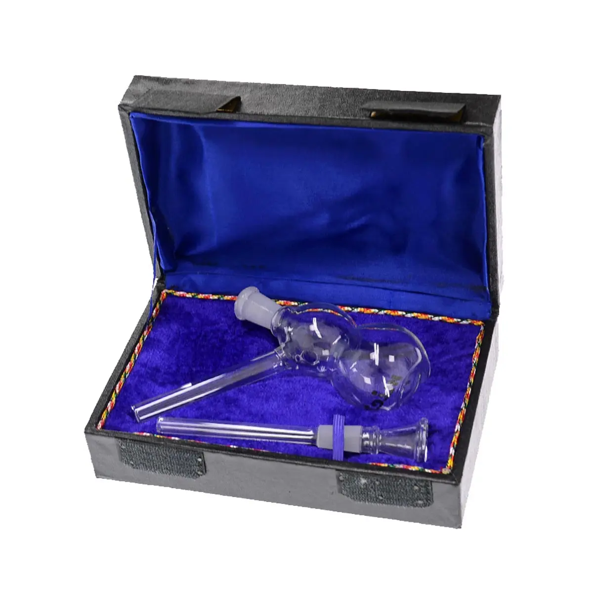 Mini Glasbong im Transportkoffer 14cm