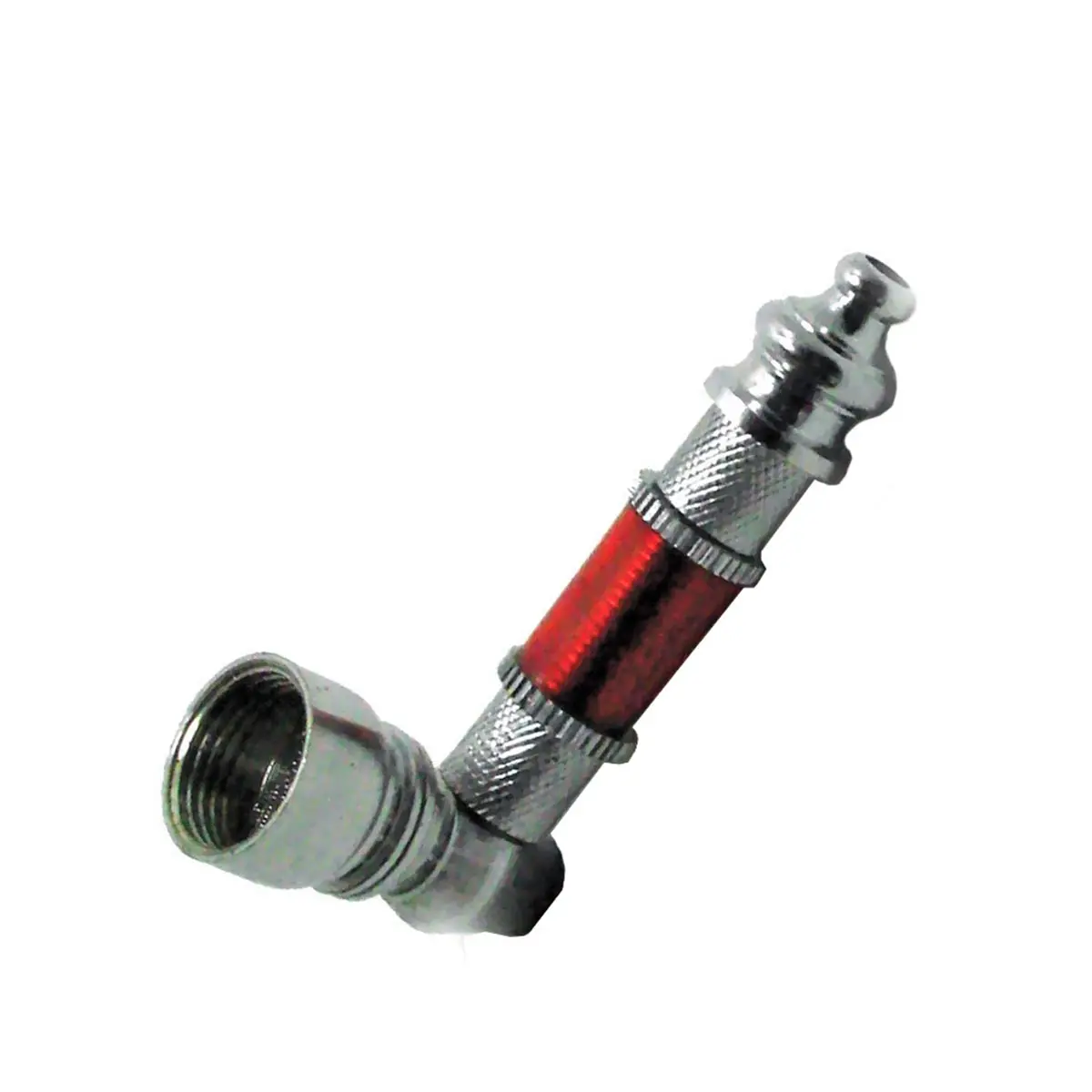 Klassische Pfeife mit Metallkopf, 8 cm