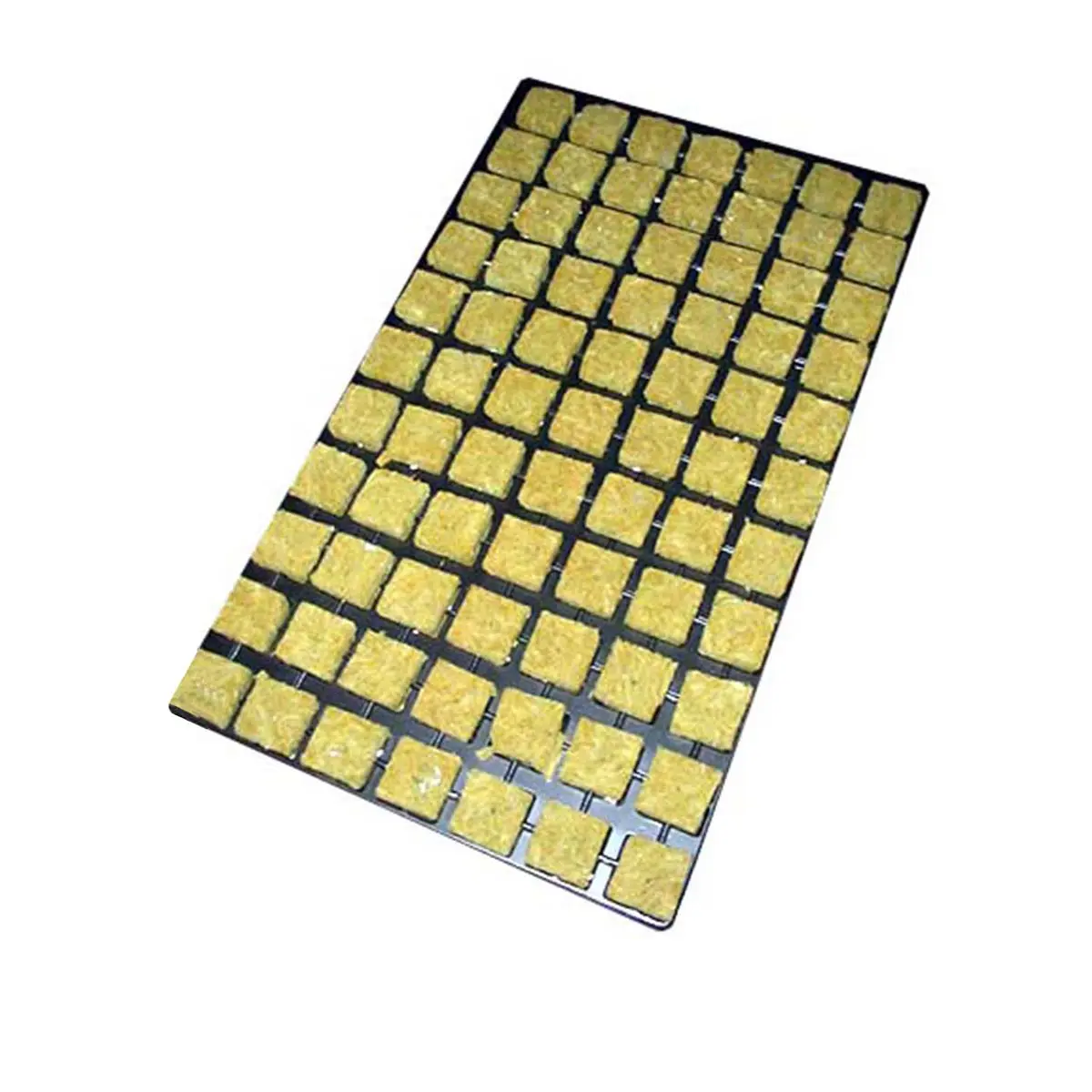 Grodan Stecktray mit 77 Steinwollblöcken