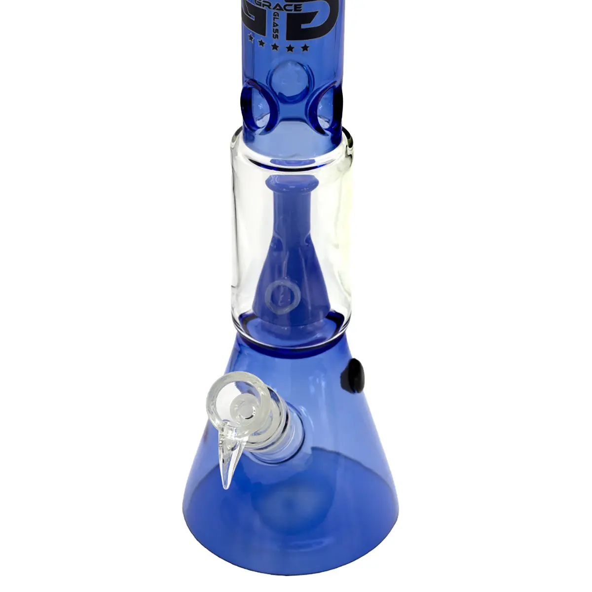 Grace Glass 'Percolator-Beaker' blau 35cm