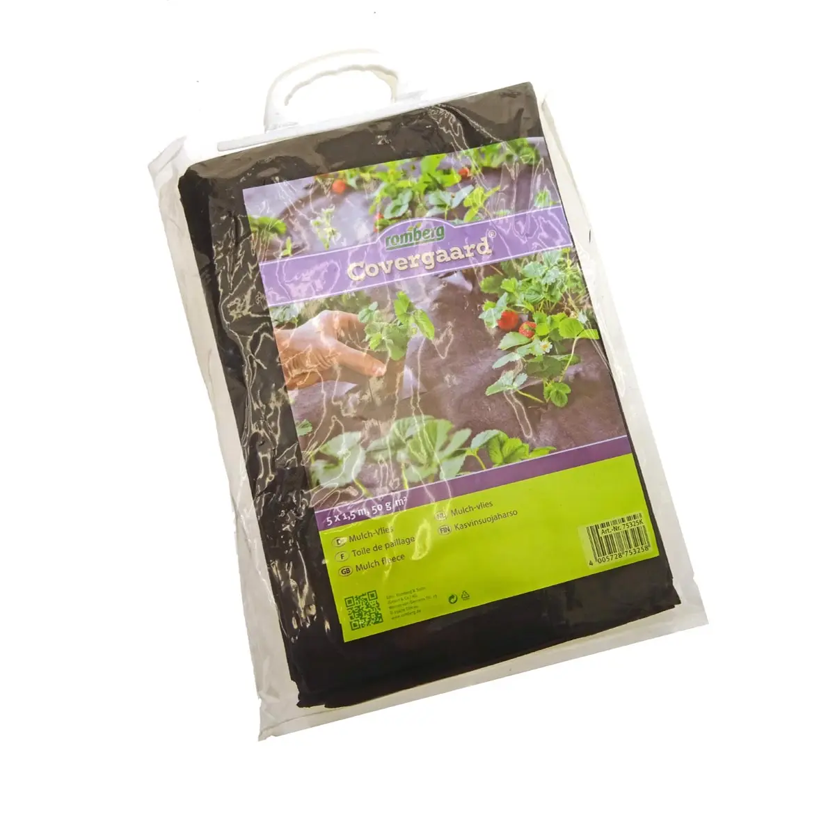 Mulch-Vlies, 5 x 1,5 m, 50g/m²