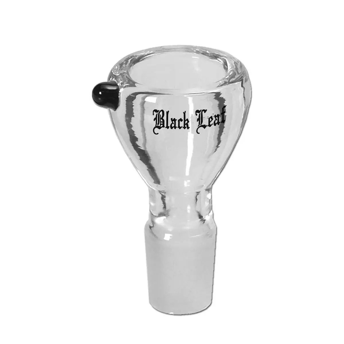 'Black Leaf' Großer Glas Bongkopf 18,8
