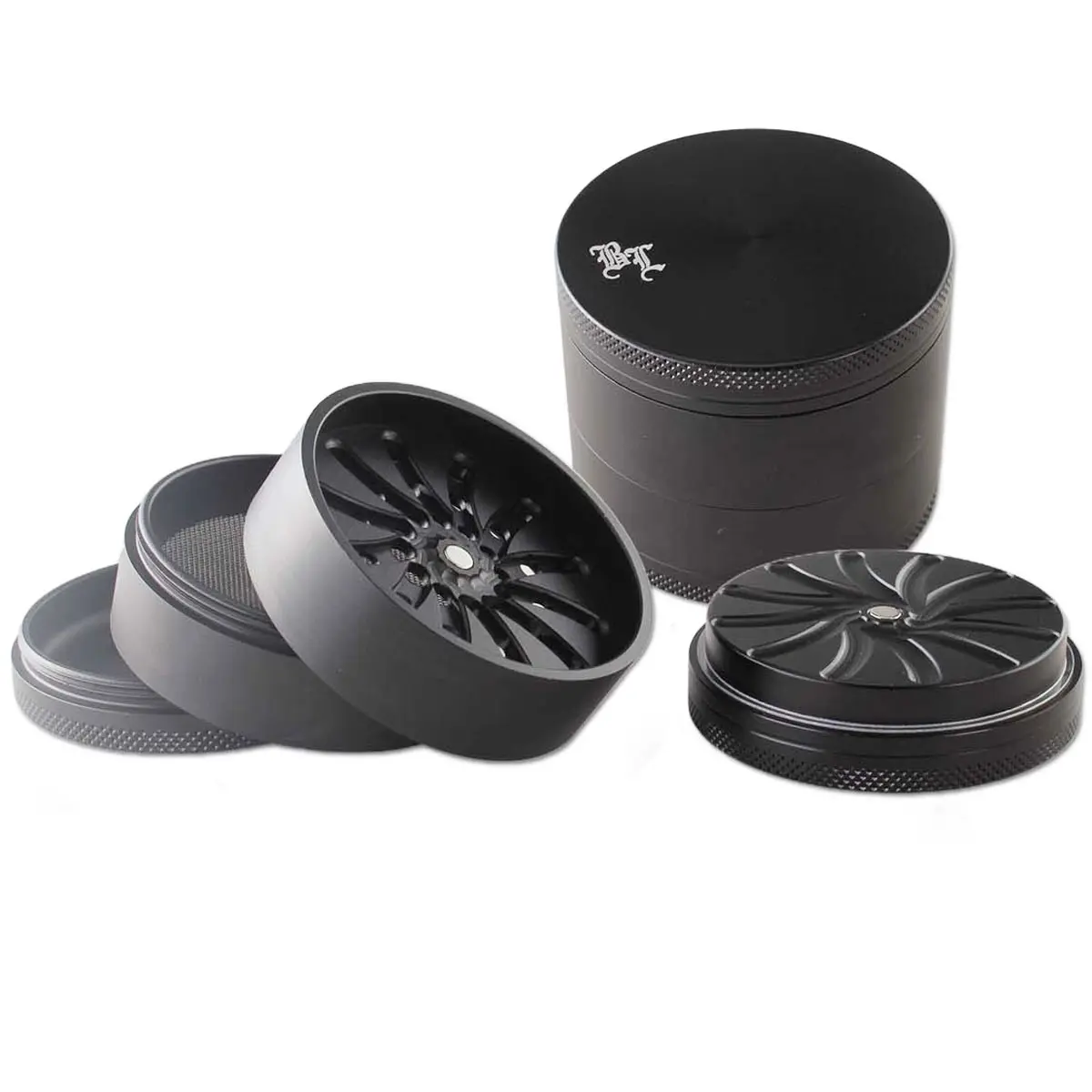 Black Leaf zahnloser Grinder 'Masher' - 53mm