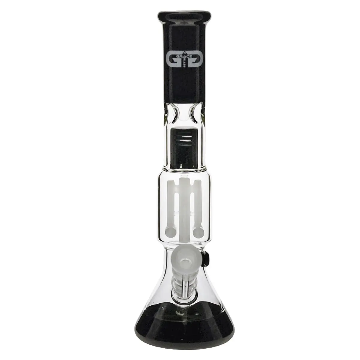 Grace Glass Bong "Ebony and Ivory Eileen" 35 cm