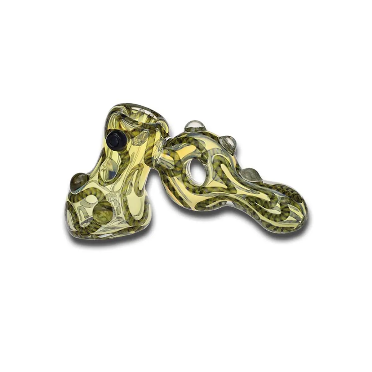 Handpfeife Glas 'Hammer' mit Vork&uuml;hler