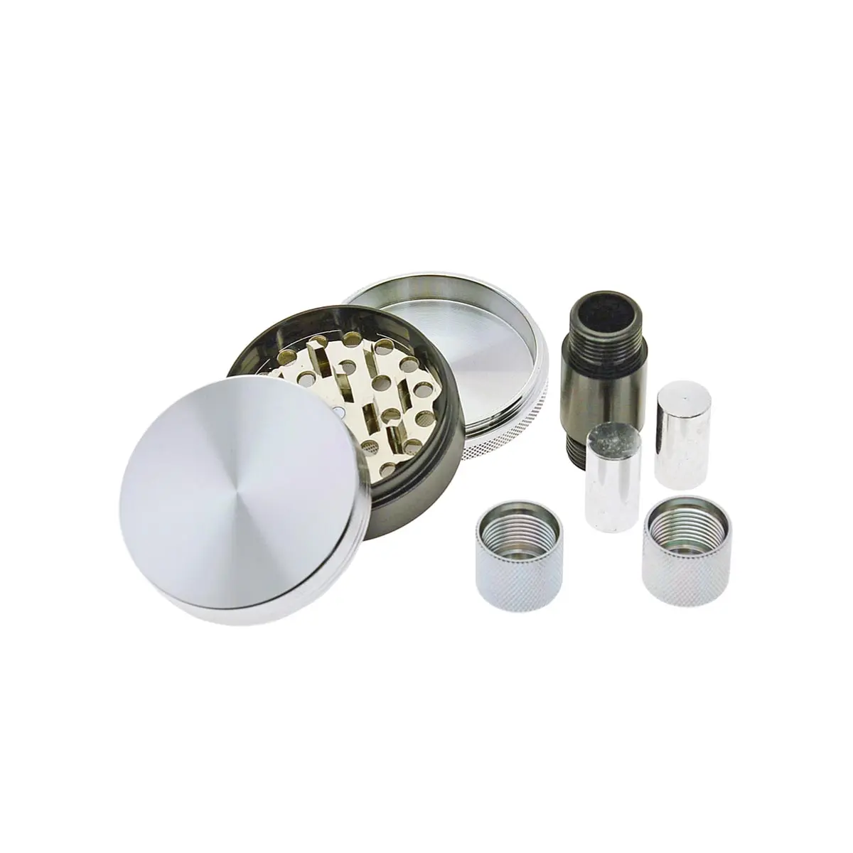 Black Leaf Grinder & Presser Set