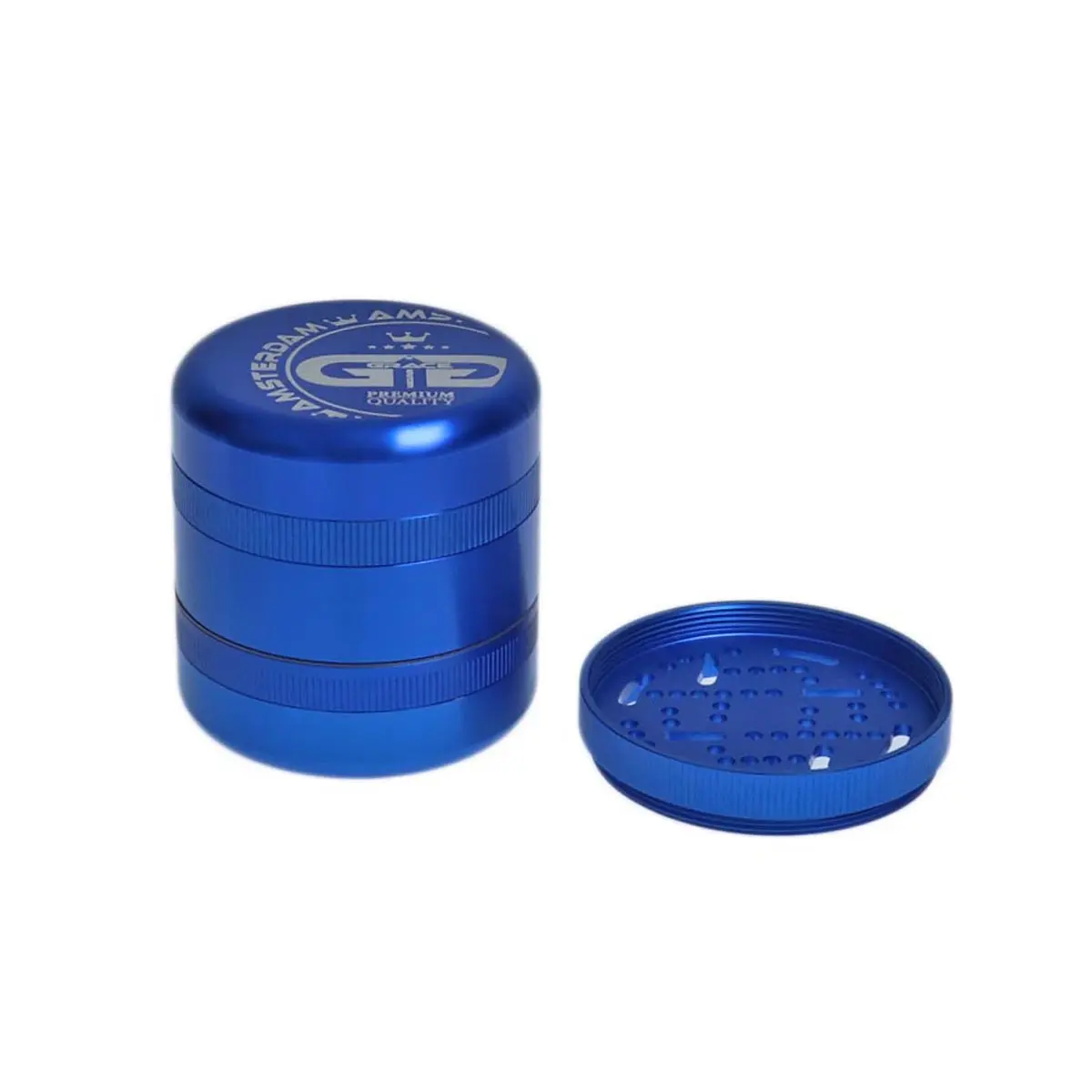 Grace Glass Grinder American Style 5-Part 55mm - blau