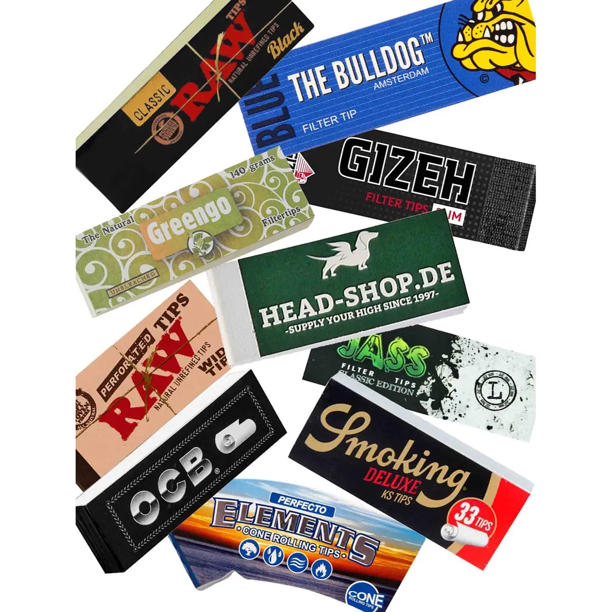 Filtertips Probepack, 10 verschiedene Filtertips