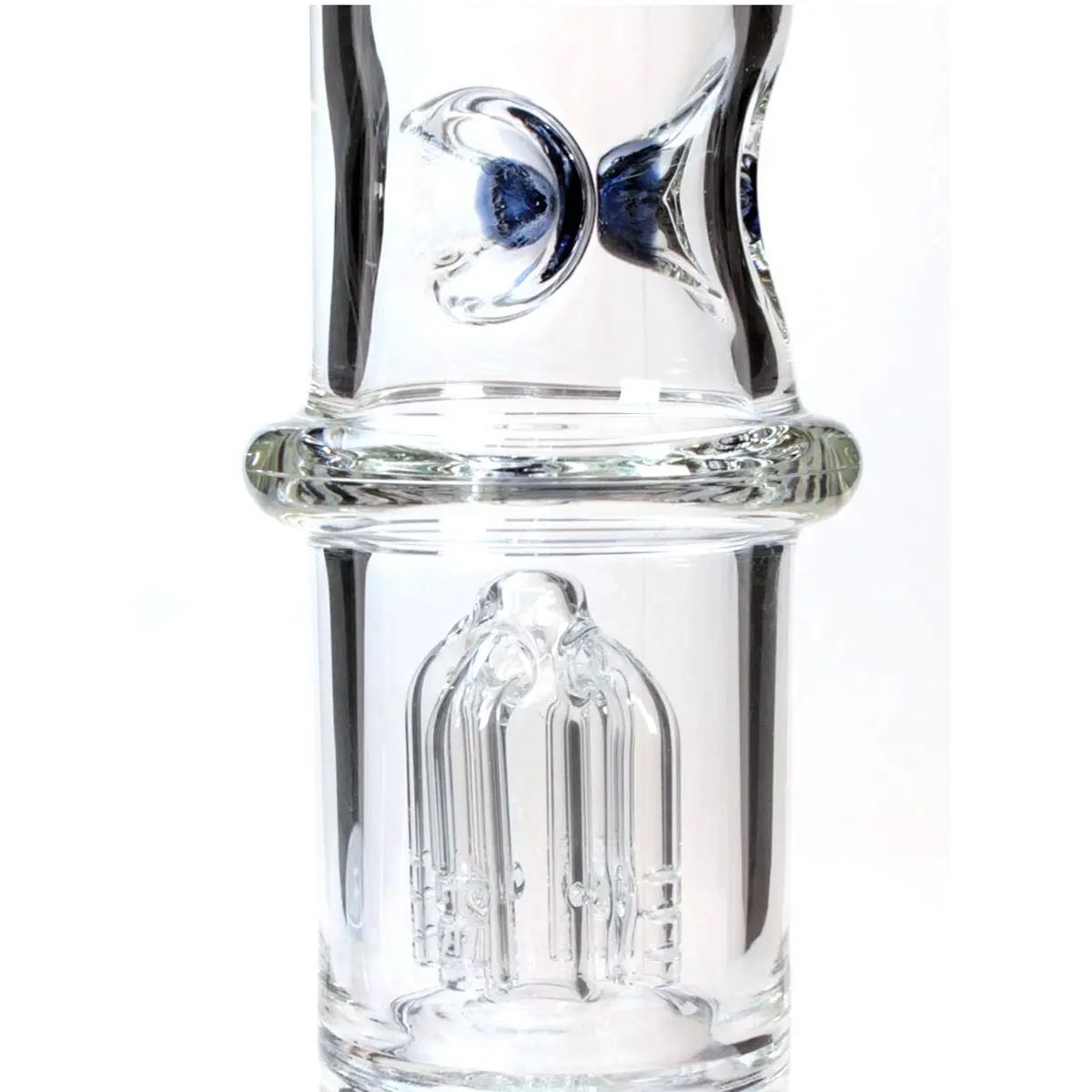 Black Leaf Percolatorbong 4-Arm blau