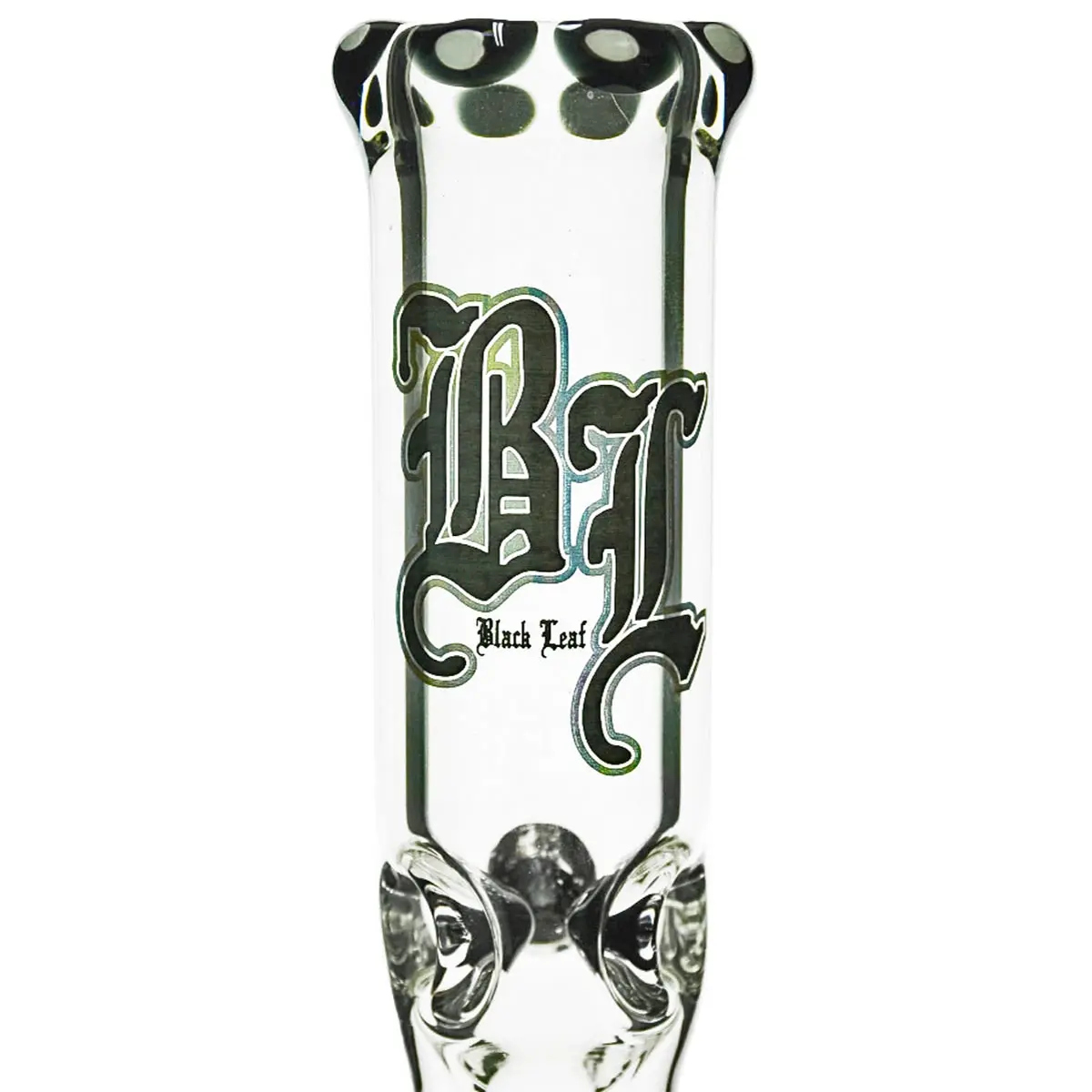 Black Leaf 9mm Bong "S&ouml;lid Sm&ouml;kynator" - schwarz