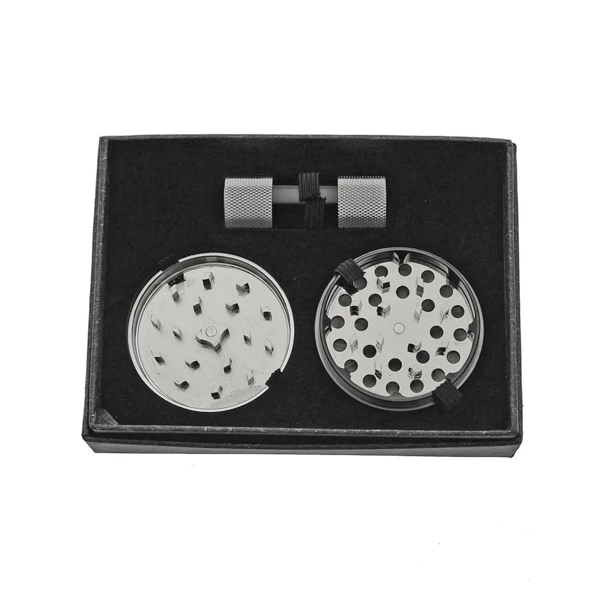 Black Leaf Grinder & Presser Set