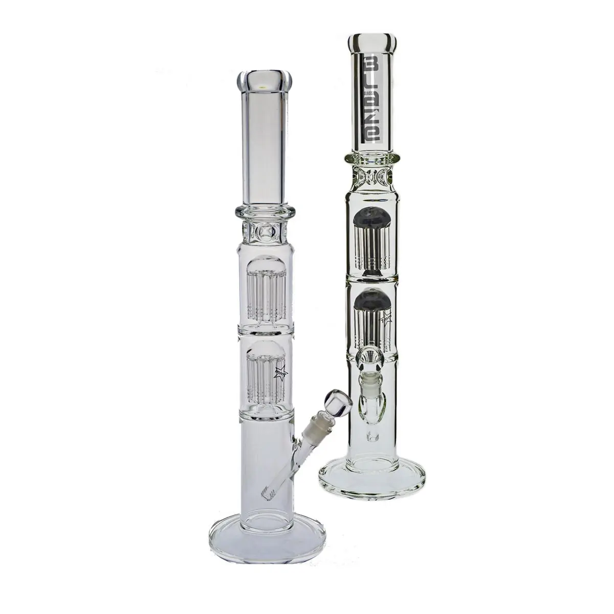 Blaze Glass Tower 8-Arm Doppel-Percolator Bong - 56 cm