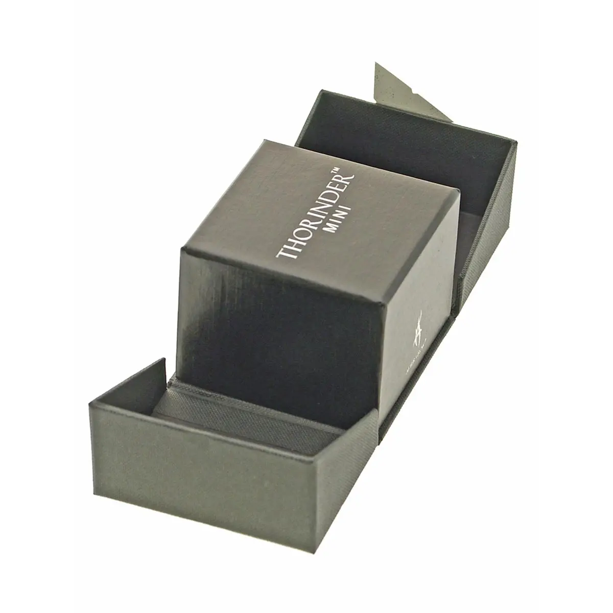 After Grow Thorinder Grinder mit Fenster schwarz / silber Mini