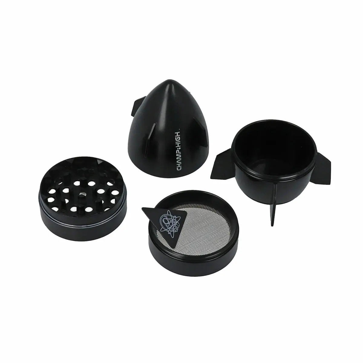Champ High 4-Part-Grinder 'Black Spaceship'