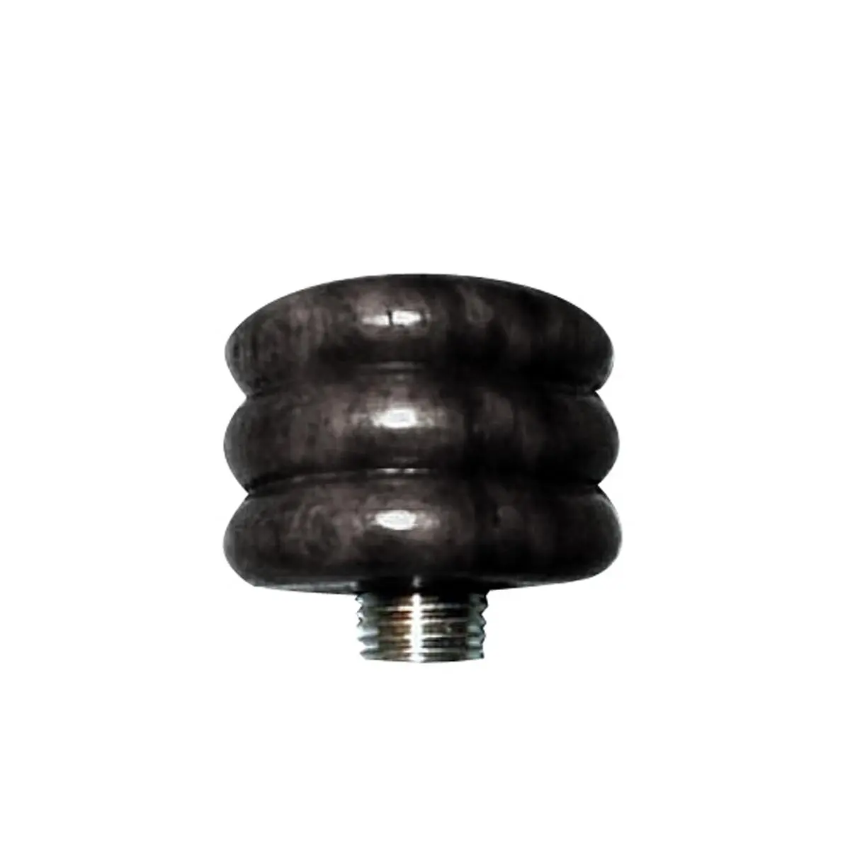 Holzkopf mit Schraubgewinde schwarz