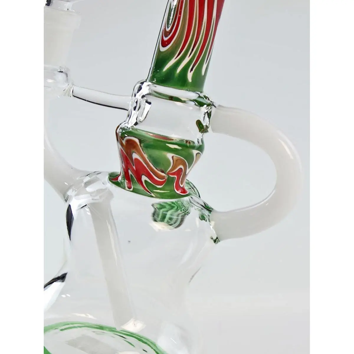 Recycler Glaskunstbong gr&uuml;n