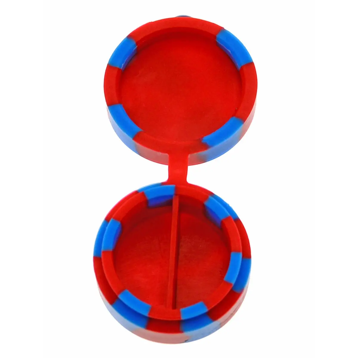 Grace Glass Silikonbehälter double Rot-Blau