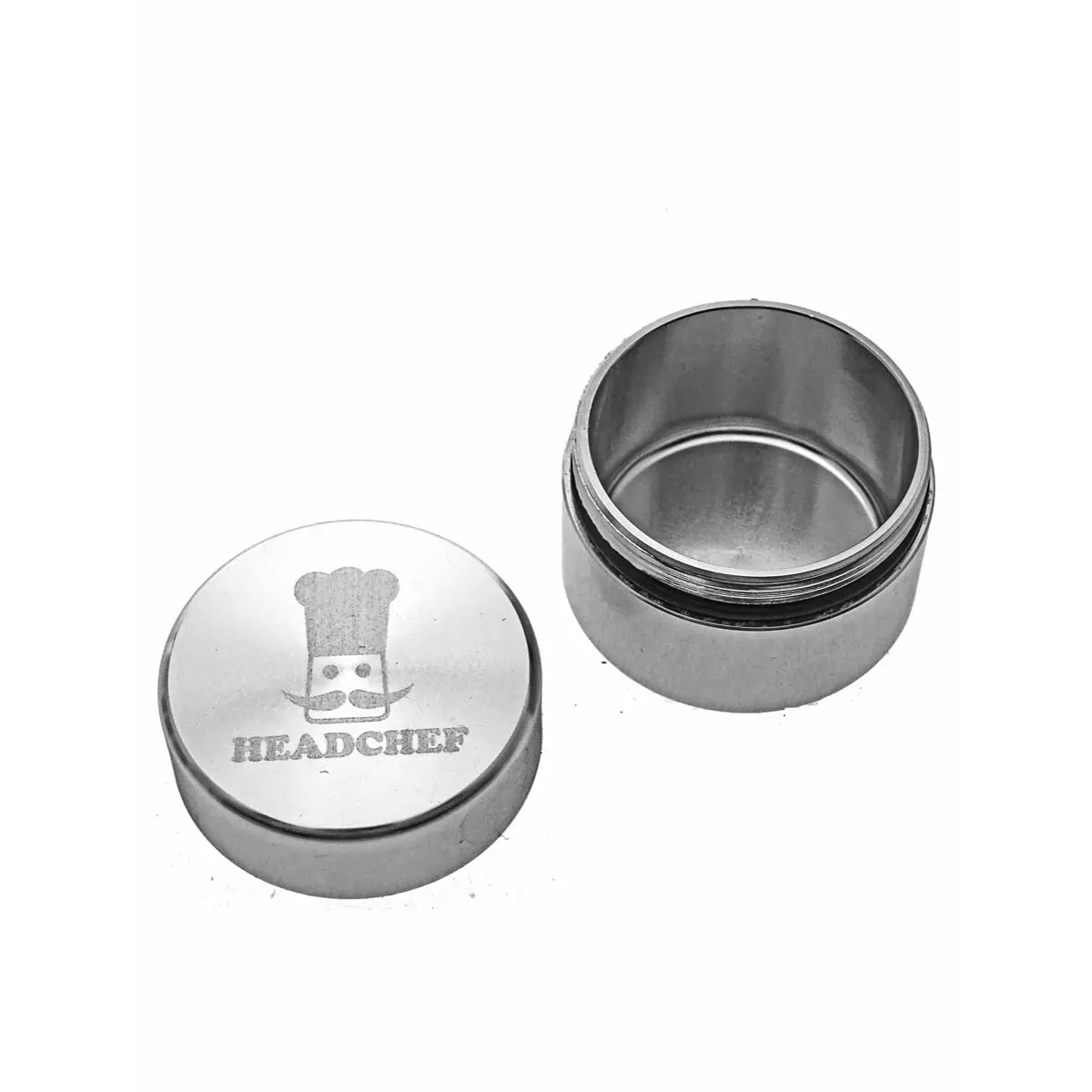 Headchef Metall Behälter klein Silber