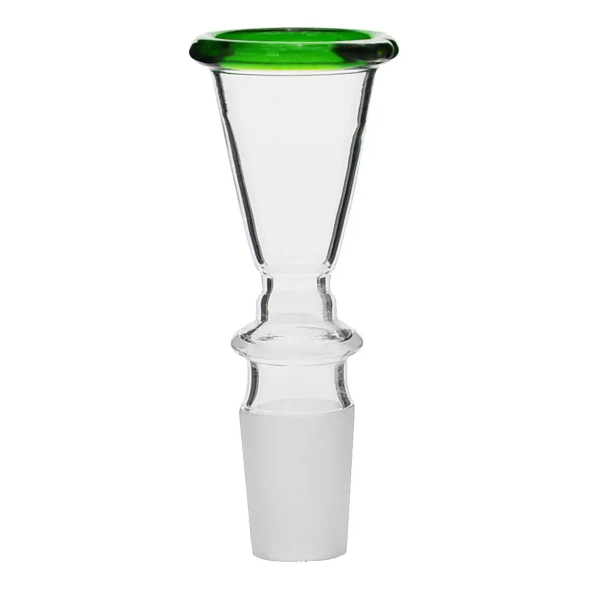 Glaskopf Trichter mit Rand 18,8 grün