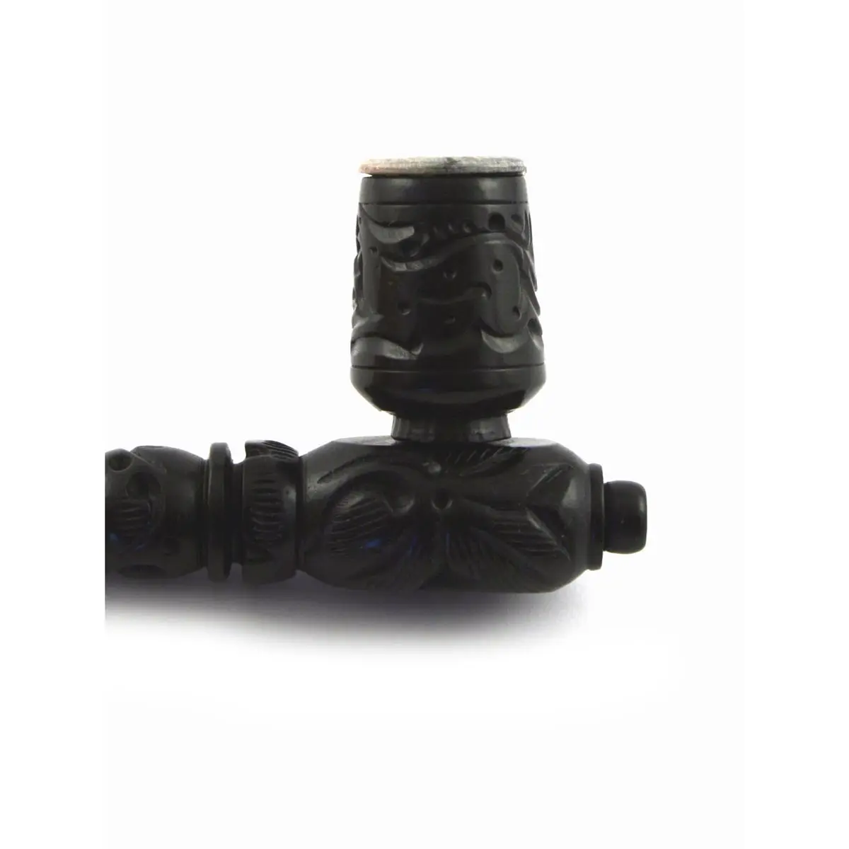 Stabile Holzpfeife mit Specksteinsieb