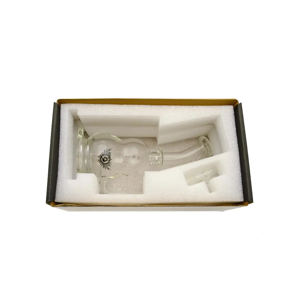 Black Leaf Bird Cage Glasbong