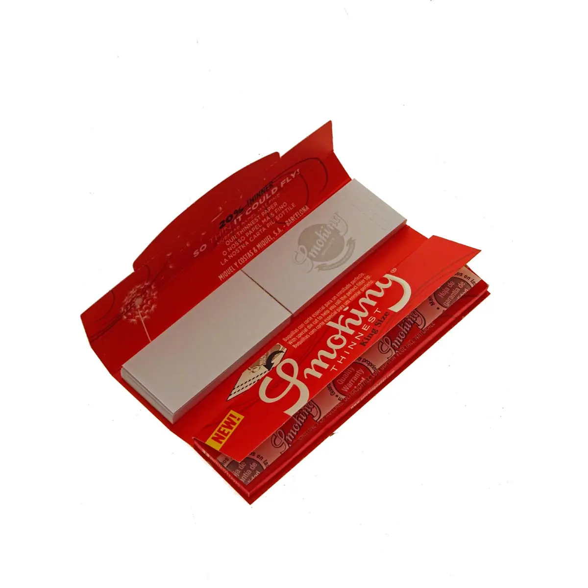 Smoking Thinnest KingSize Papers + Filter Tips