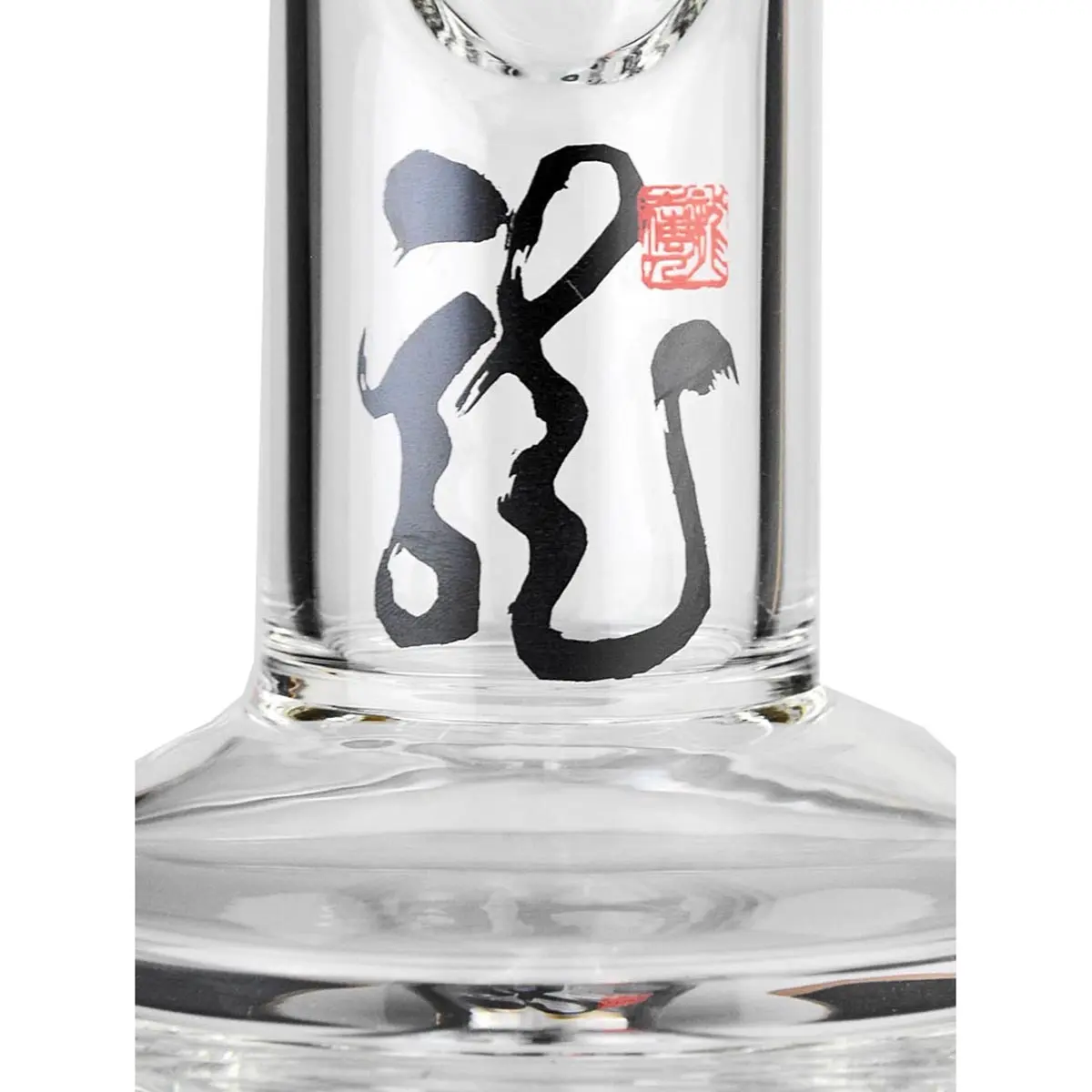 Black Leaf Bong GTI Golden Dragon gerade ICE