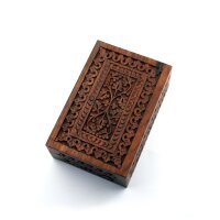 Holzschatulle  (15x6,5x10cm)