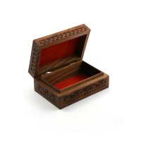 Holzschatulle  (15x6,5x10cm)